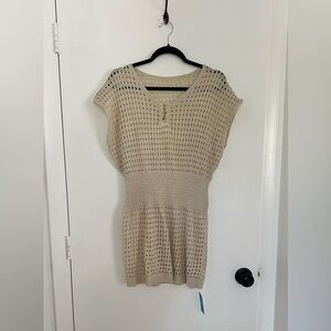 Cupshe Knit Cutout V-Neck Swim Cover-Up Dress – Size Medium – NWT